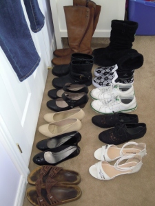 only half of these shoes made the cut... 